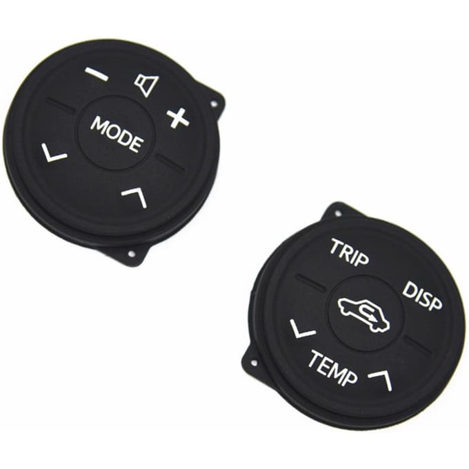 Stuurbediening rubberen knopkussen voor Toyota Prius XW30 MK3 09-18 black