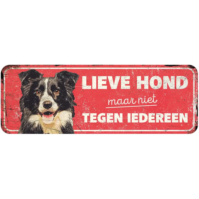 Collie fr waarschuwingsbord D&D Home