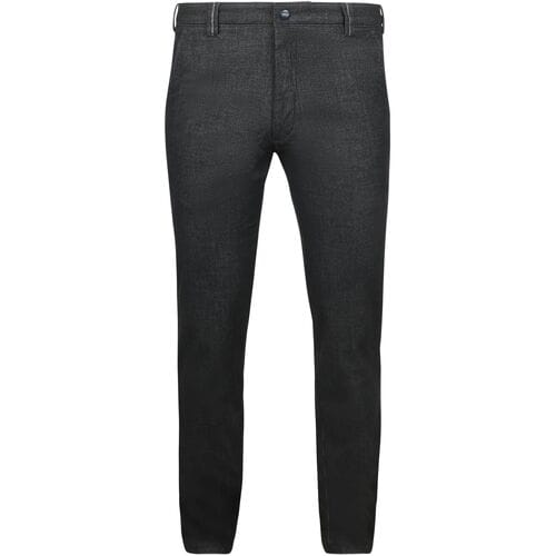 Meyer Broek Bonn Active Jersey Look Flat-Front Chino Donker Blauw / male