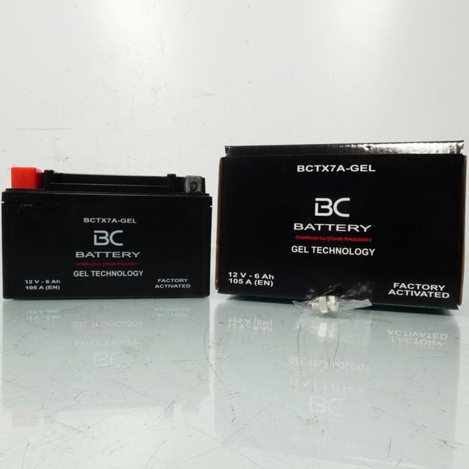 Batterie SLA BC Battery pour Auto YTX7A / 12V 6Ah Neuf