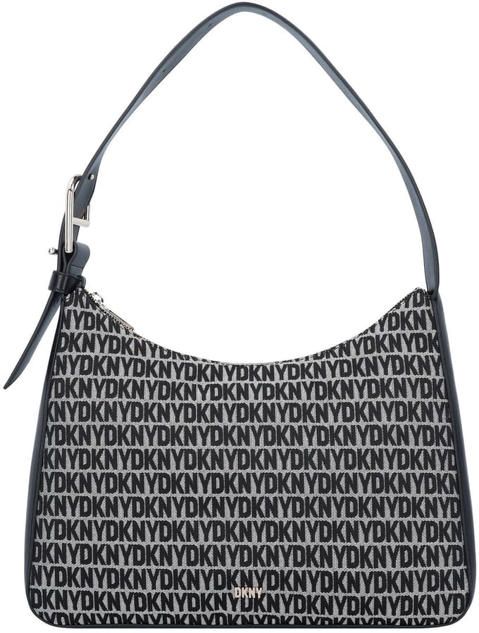 DKNY Schoudertas Handtas Deena Hobo Bag BK Logo - BK Zwart