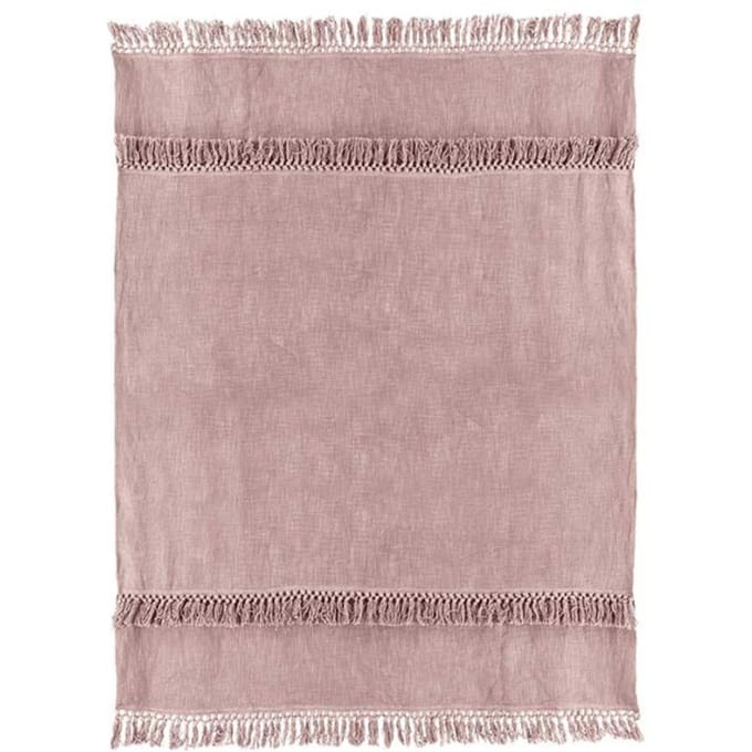 Unique Living - Plaid Saba 130x180cm Old Pink