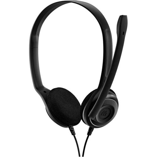 EPOS PC 8 USB On Ear headset Kabel Stereo Zwart Microfoon uitschakelbaar (mute), Volumeregeling Computer