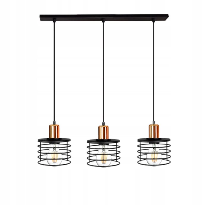 Moderne hanglamp VIKI 60-12 LED - Zwart metaal, E27