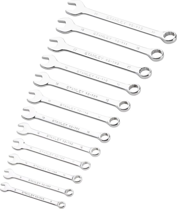 STANLEY Ringsteeksleutelset 12 delig - STMT82843-0