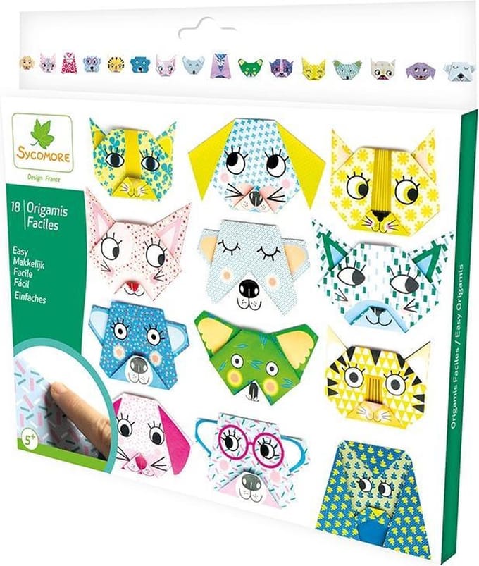 Sycomore origami knutselset voor kinderen - creatief speelgoed vanaf 5 jaar.