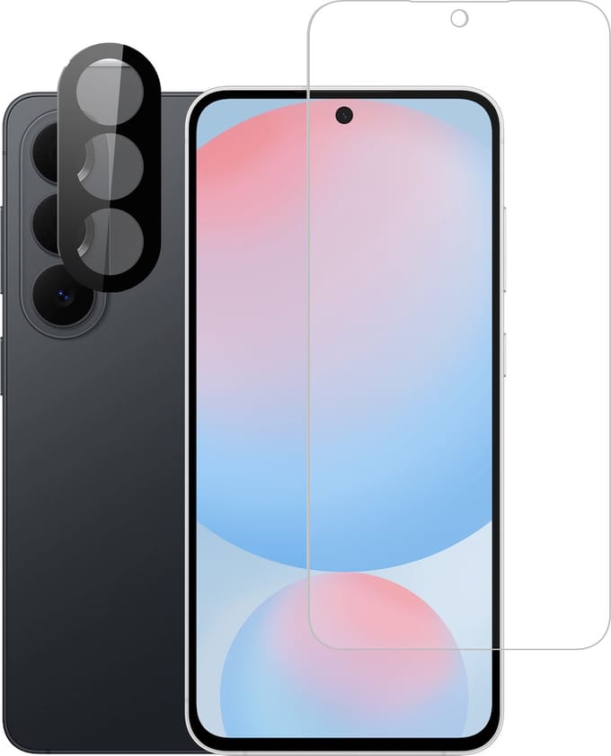 imoshion Screenprotector Gehard Glas Inclusief Camera Lens Protector - Geschikt voor Samsung Galaxy A57 (5G)