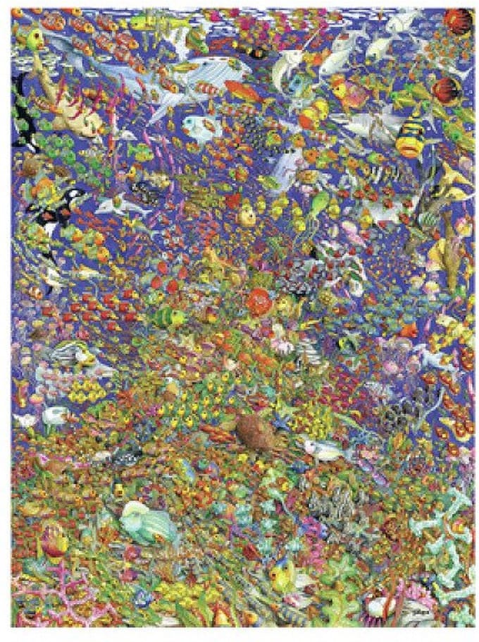 Ravensburger puzzel Shoal - legpuzzel dieren 1500 stukjes.