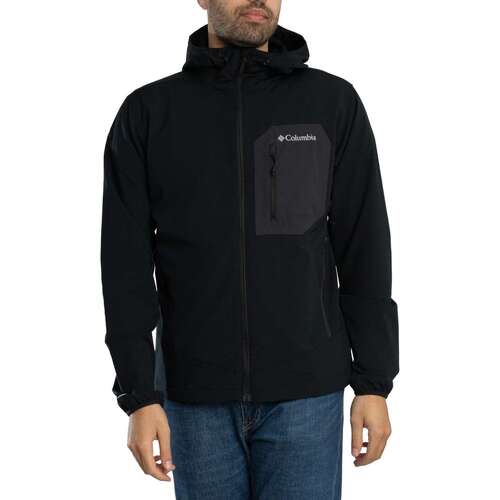 Columbia Tall Heights™ III Hooded Softshell Heren Outdoorjas - Black