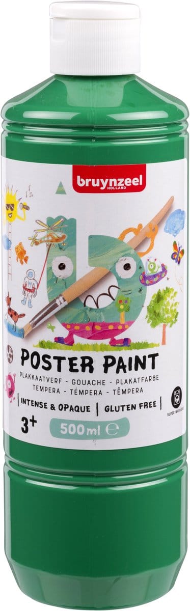Plakkaatverf Bruynzeel groen fles à 500ml