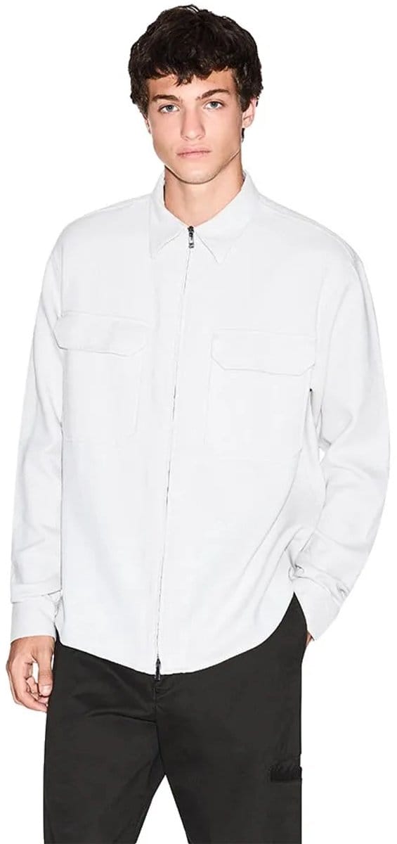 Armani Exchange Xm001140_af16611 Overshirt Wit M Man
