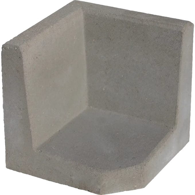 L-Hoekelement 40x40x40cm Grijs