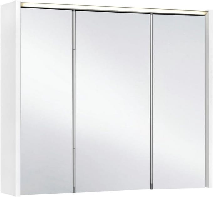 Brede Spiegelkast met LED Verlichting voor Badkamer - 73 cm Breed