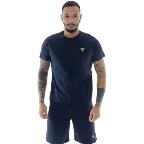 T-shirt Korte Mouw Leone 1947 Man Short Sleeves Patch