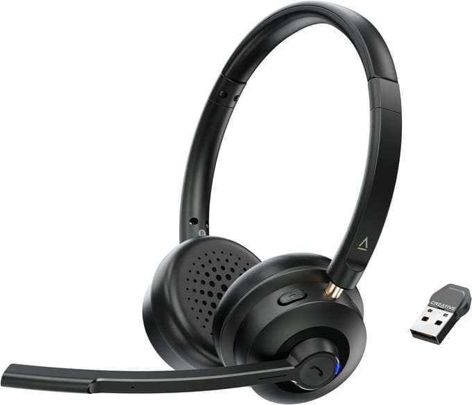 Headphones Creative Technology 51EF1290AA000 Black