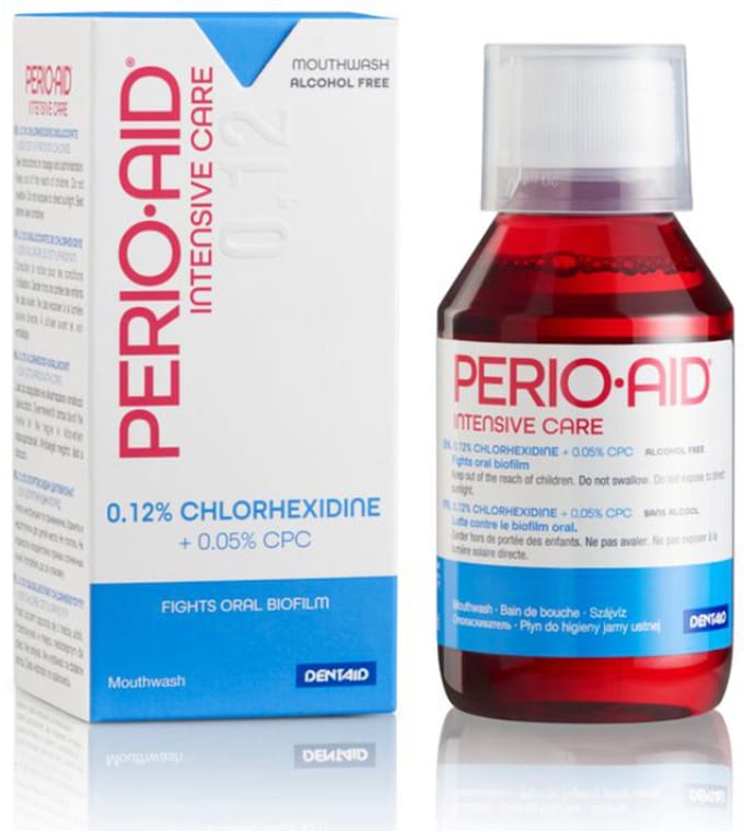 Perio-Aid Intensive Care – Mondspoeling – 0,12% Chlorhexidine – Alcoholvrij – 150 ml