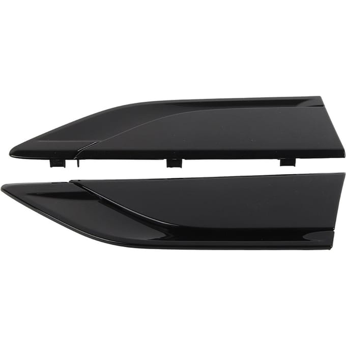 2 Stuks Auto Zijluchtrooster Sierlijst voor Land Rover Discovery 5 2017-2018 black