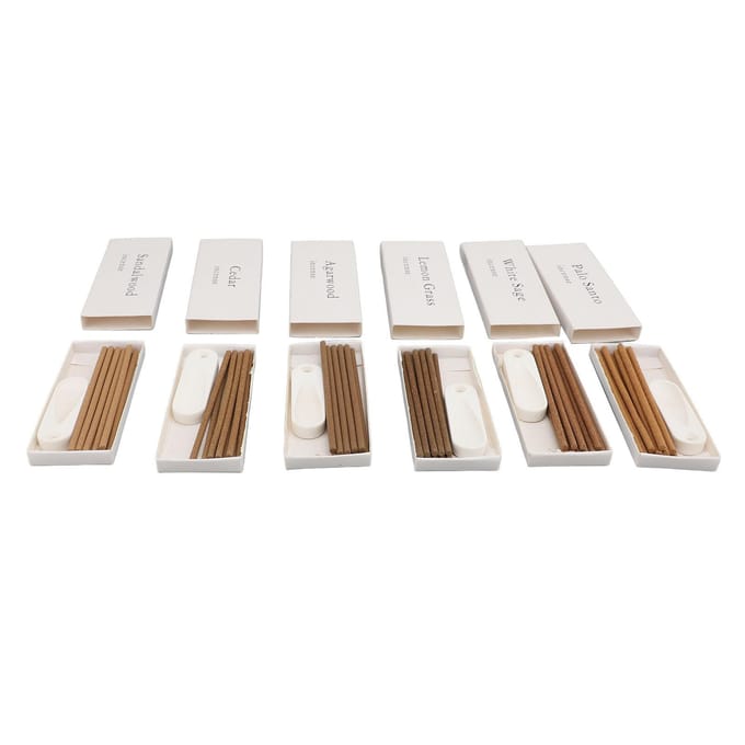 Geurstaafjes Multifunctionele Mix Diverse Aromatherapie Geurstaafjes voor Bruiloft Werken Meditatie white