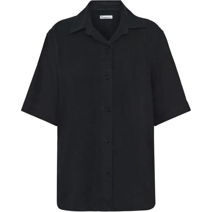 Dameshemd KnowledgeCotton Apparel Loose Linen-mix