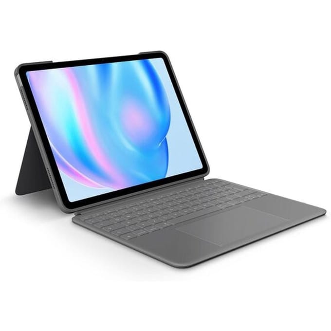 Logitech Combo Touch - QWERTZ Duits - Smart Connector - Grijs
