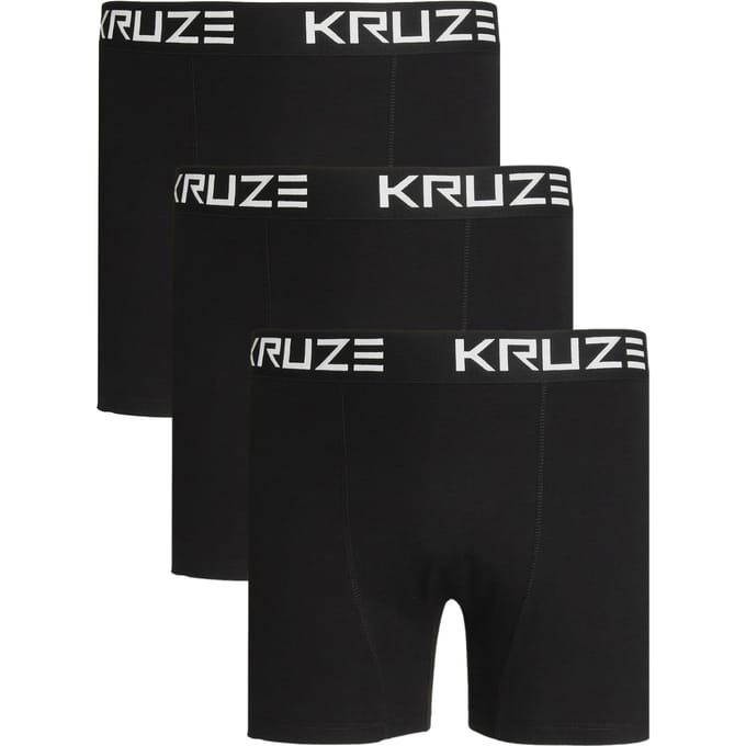 Kruze | 3-pack Heren Boxershorts Katoen Stretch Ondergoed