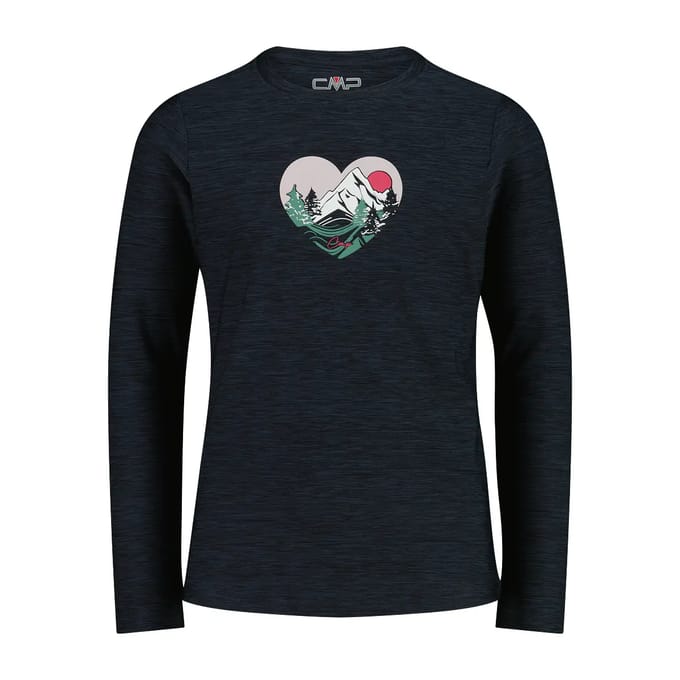 Meisjes-T-shirt met lange mouwen CMP