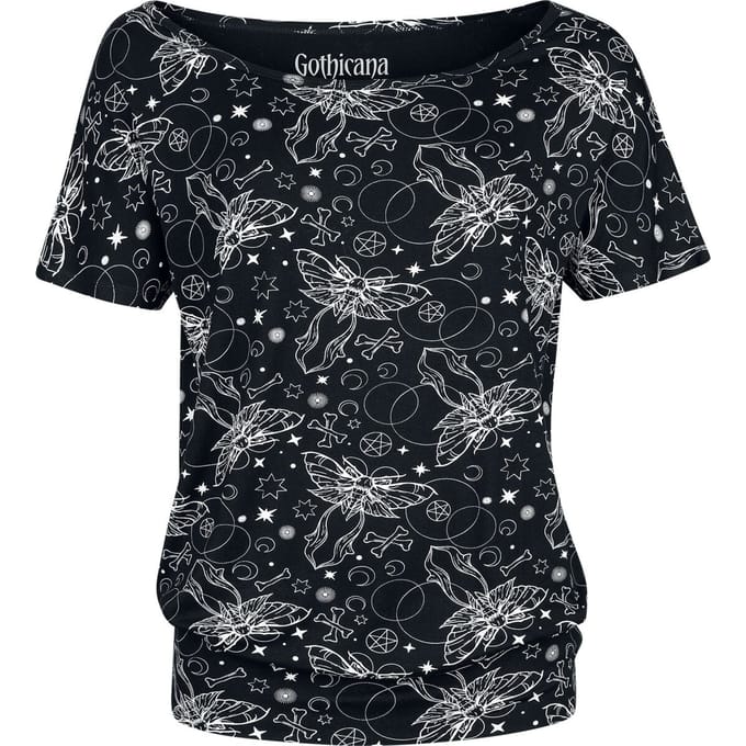 Gothicana by EMP - Gothic T-shirt - M - voor Vrouwen - zwart