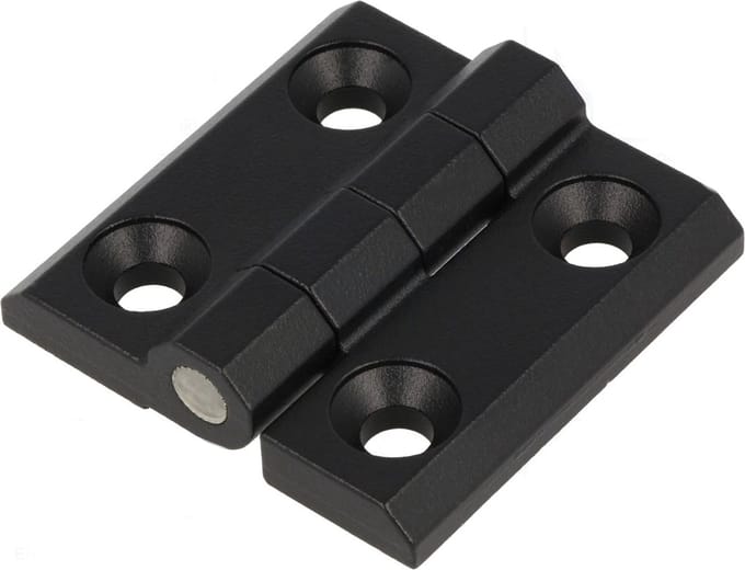 Scharnier - 40x40mm - Gegalvaniseerd - RAL 9005