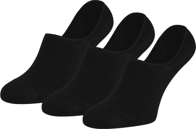 Teckel - Unisex Footies Antislip - 3-Pack - Maat 40/46 - Zwart