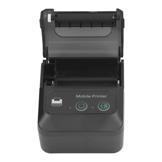 Mobiele Thermische Bonprinter Bluetooth APP Bewerkbaar 58mm Thermische Printer gray