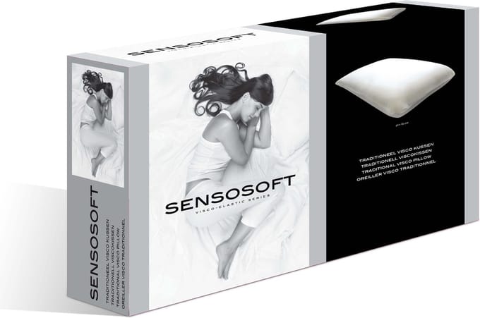 Sensosoft Hoofdkussen - Ultra-Soft Traagschuim - 60 x 40 cm