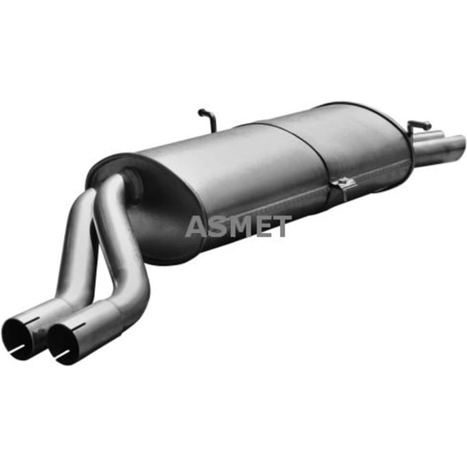 Geluiddemper achter ASMET 12.040