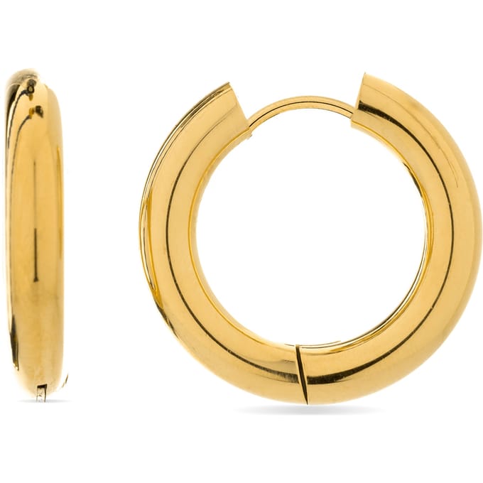 Luxenter Amyck oorbellen afgewerkt in 18k geel goud