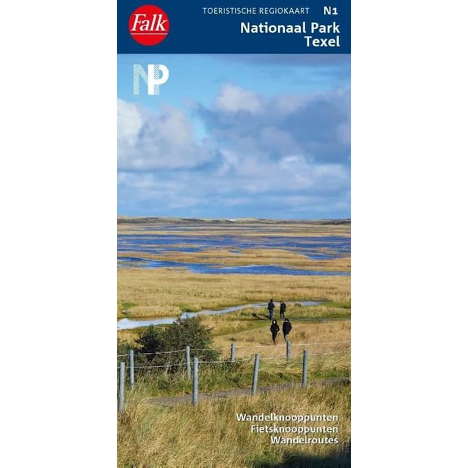 Falk wandel- en fietskaart 01 Texel