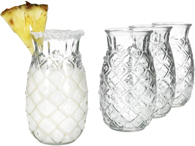 MamboCat Set van 4 PINA ANANAS glazen - 992427
