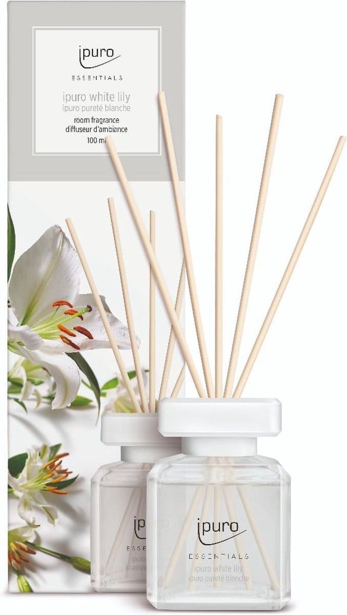 Ipuro Geurstokjes Essentials White Lily 100 ml