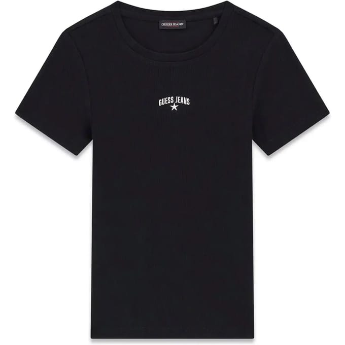 T-shirt Korte Mouw Guess GJ SS CN RIB EMBRO