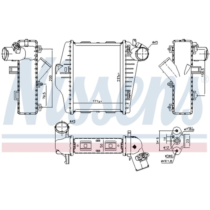 Intercooler NISSENS 96177