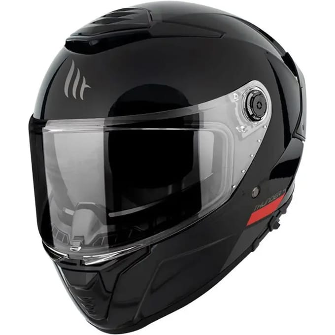 MT Thunder 4 SV Integraal helm solid glans zwart M - Motor & Scooter