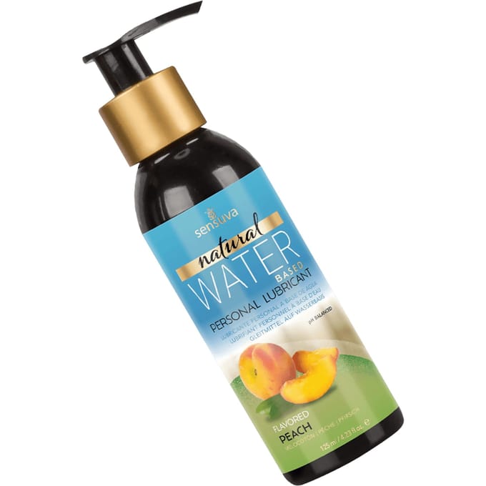 'Lubes - Natural Water-Based Lubricant Peach', 125 ml