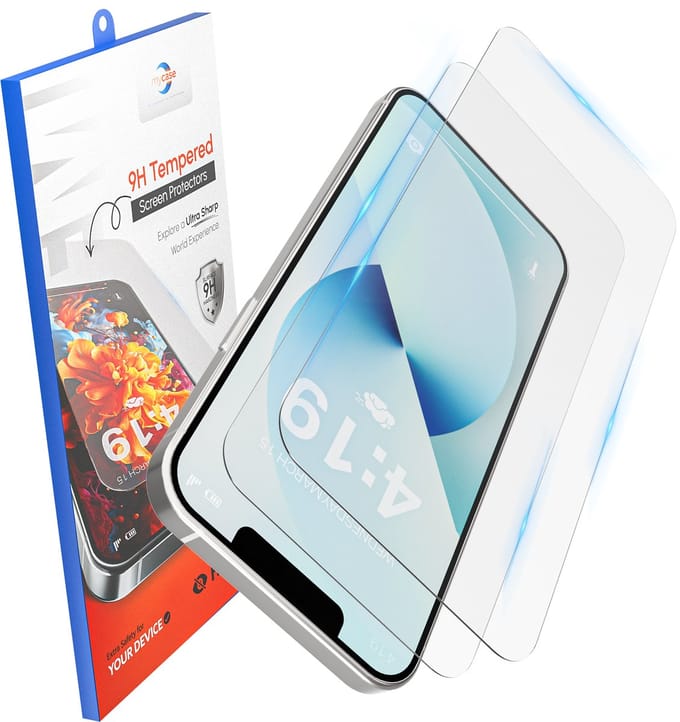 Screenprotector - geschikt voor iPhone 13 Mini Tempered Gehard screen protector - 2 stuks Extra sterk beschermglas