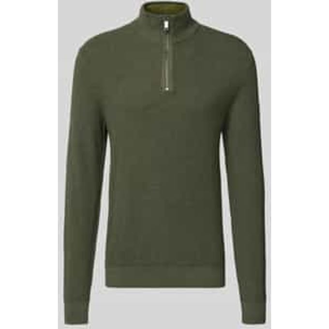 slim fit schipperstrui van puur katoen
