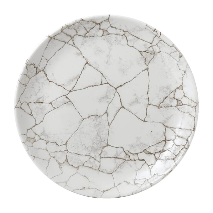 Churchill Studio Prints Kintsugi Agaat Grey Borden 260mm (12 stuks)