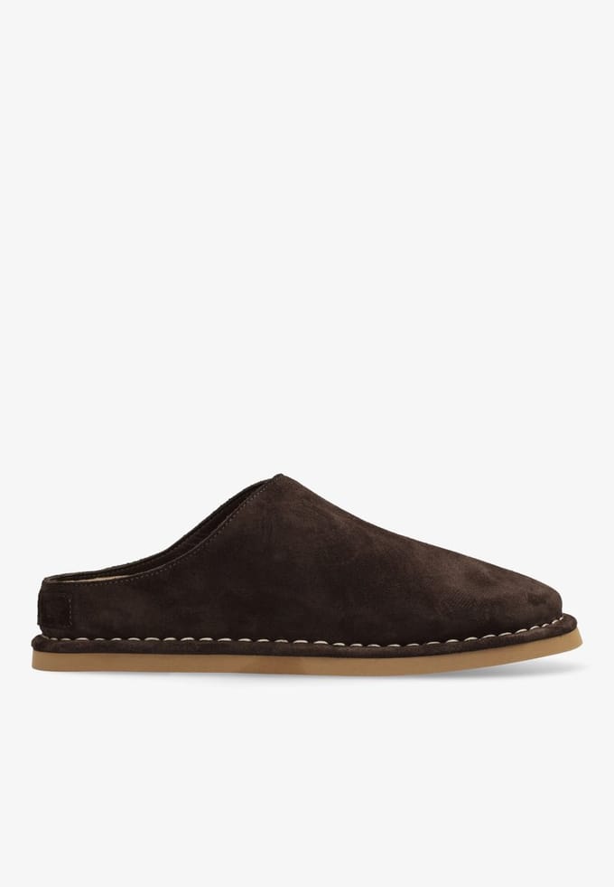 Shabbies Wilja Instappers - Dames - Bruin - Maat 37