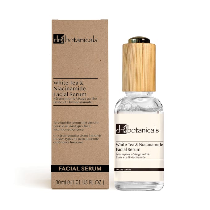 Dr. Botanicals Witte thee & niacinamide anti-aging gezichtsserum 30 ml