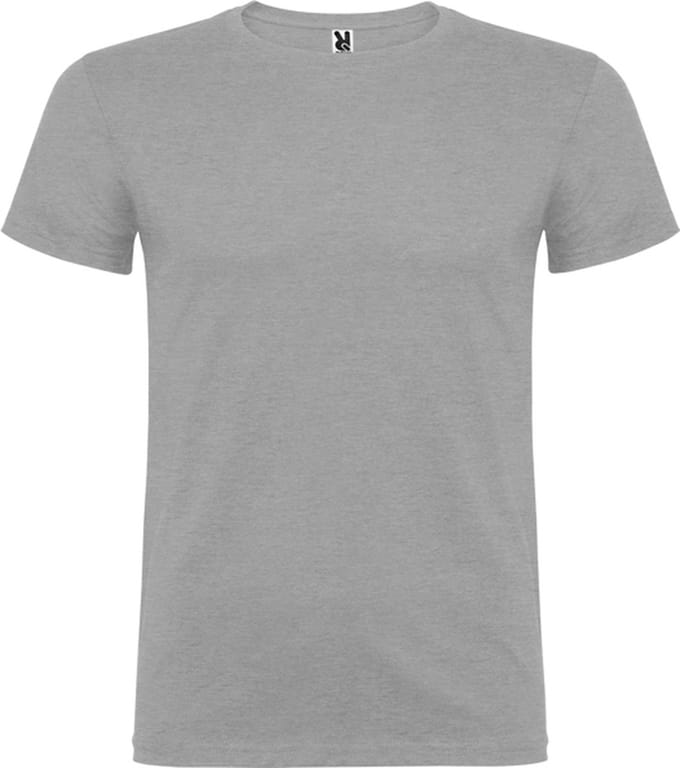 Licht Grijs 5 pack t-shirts Roly Beagle maat S