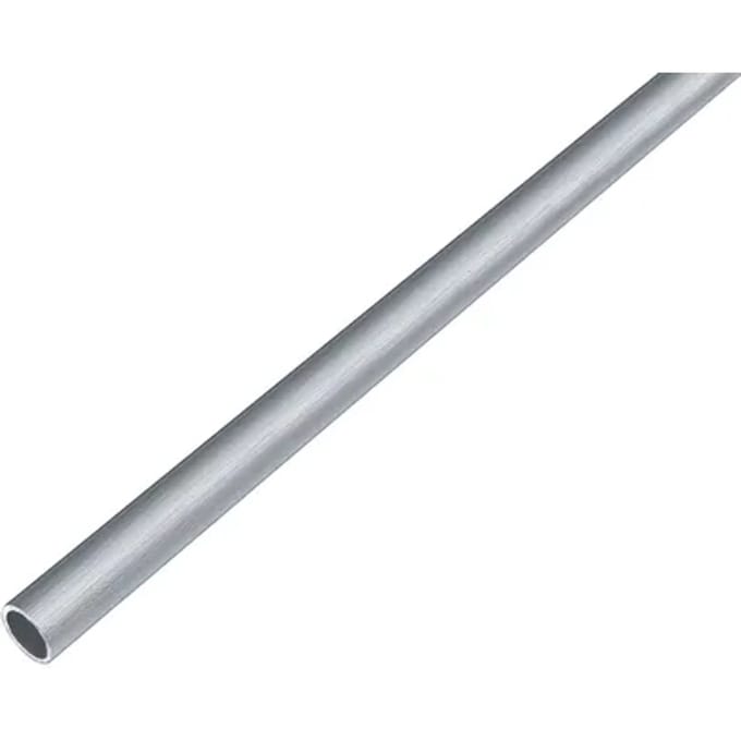 Alberts Ronde Buis - Aluminium Zilver - 10x1mm 2m