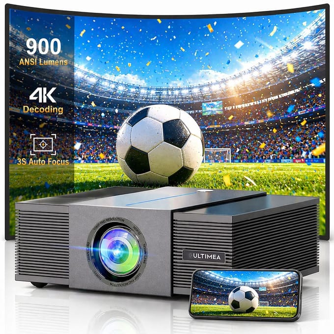 Ultimea Projector Apollo P60 Projector - 1920 x 1080 - 900 ANSI lumens