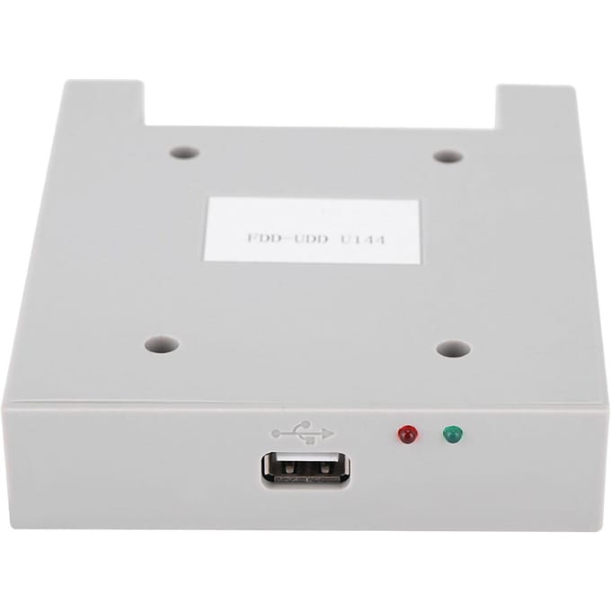 FDD-UDD U144 1.44MB USB SSD Floppydrive-emulator voor industriële controllers white
