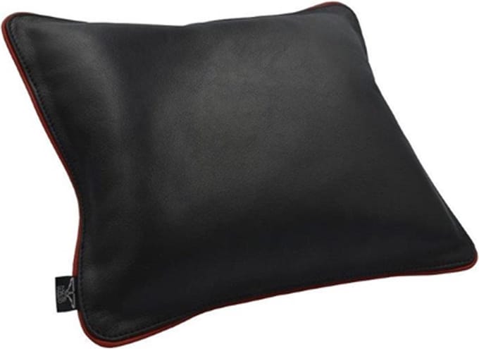 Mister B - leren sling kussen zwart - rood